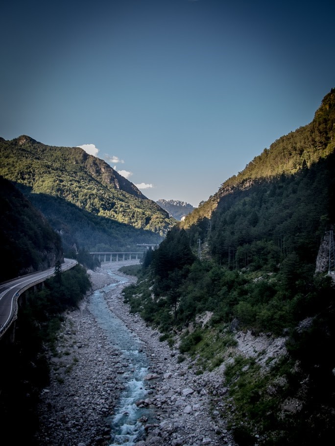 Il Canal del Ferro a Ponte di Muro